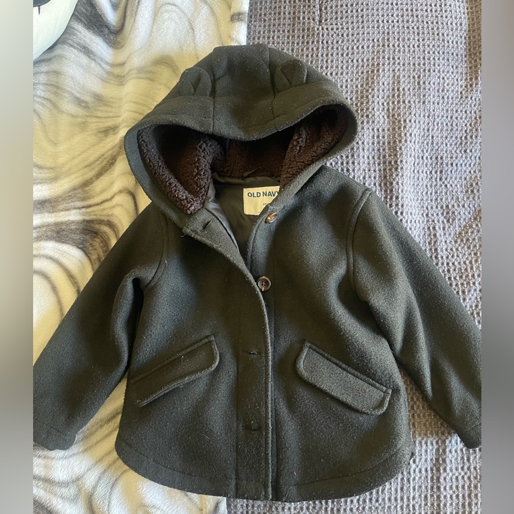 Old Navy Toddler Pea Coat - Black